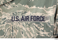  Photos Army Man in Camouflage uniform 5 20th century US air force applique camouflage upper body 0002.jpg